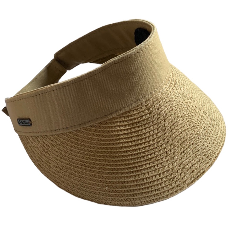 Sun N’ Sand Women’s Straw Sun Visor